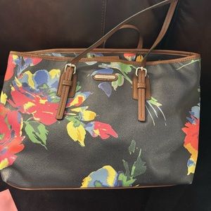 Floral Dana Buchman Tote Bag
